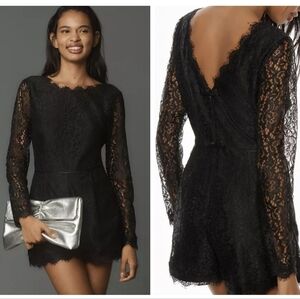 New Anthropologie Lace Romper Size 4